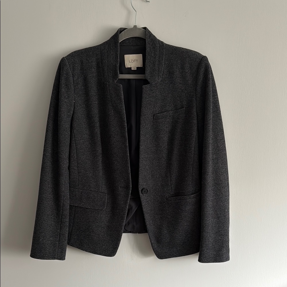 LOFT Dark Gray Blazer